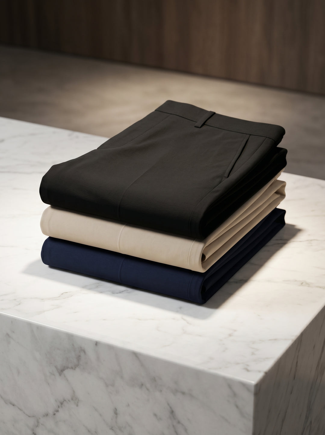 Men’s Sereno Cotton Stretch Trousers | بنطلون سيرينو الرجالي بملمس قطني مرن