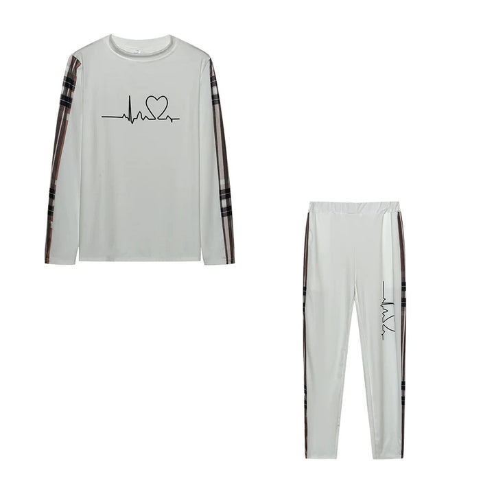 Women’s Casual 2-Piece Set | Long Sleeve Top & Relaxed Fit Pants