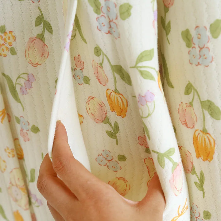 Women’s Cotton_Lounge_Active | بيجاما قطنية نسائية للبيت - Floral