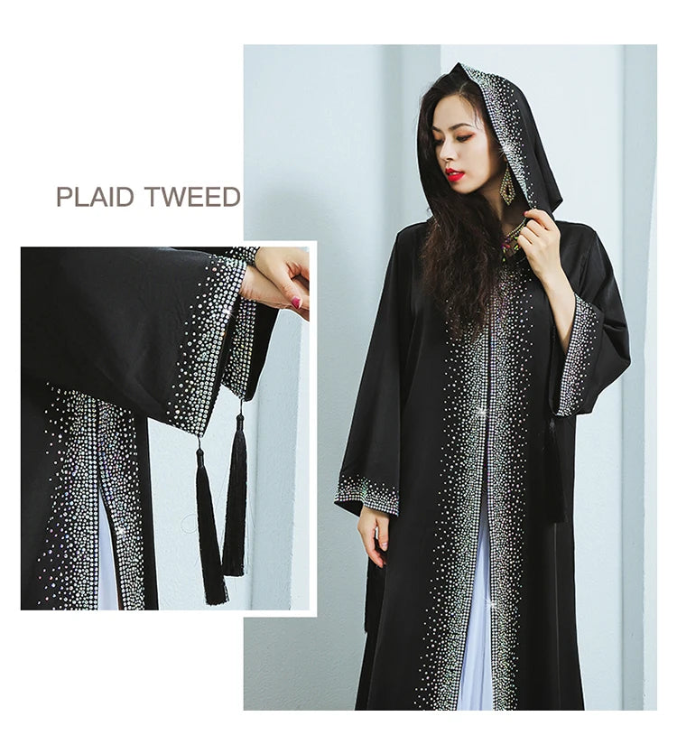 Women’s Regal Hooded Cape Abaya | عباءة كاب ملكية بغطاء رأس