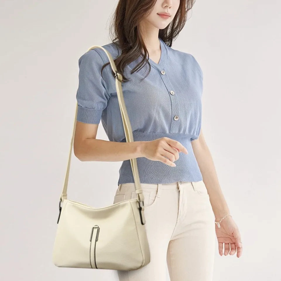 Women’s Luxury Soft Shoulder Bag | حقيبة كتف نسائية فاخرة