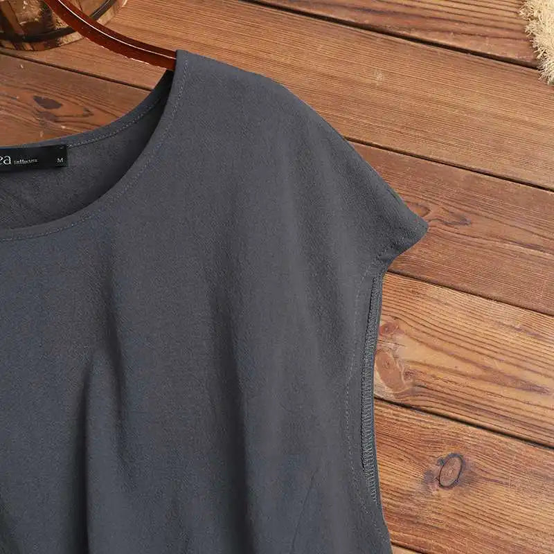 Women’s Cotton Short Sleeve Sundress