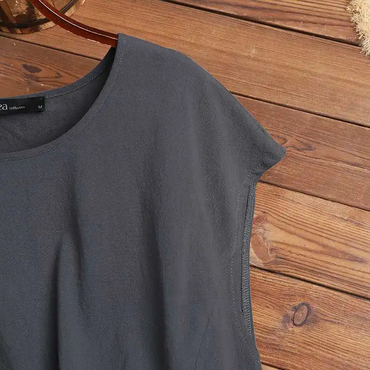 Women’s Cotton Short Sleeve Sundress