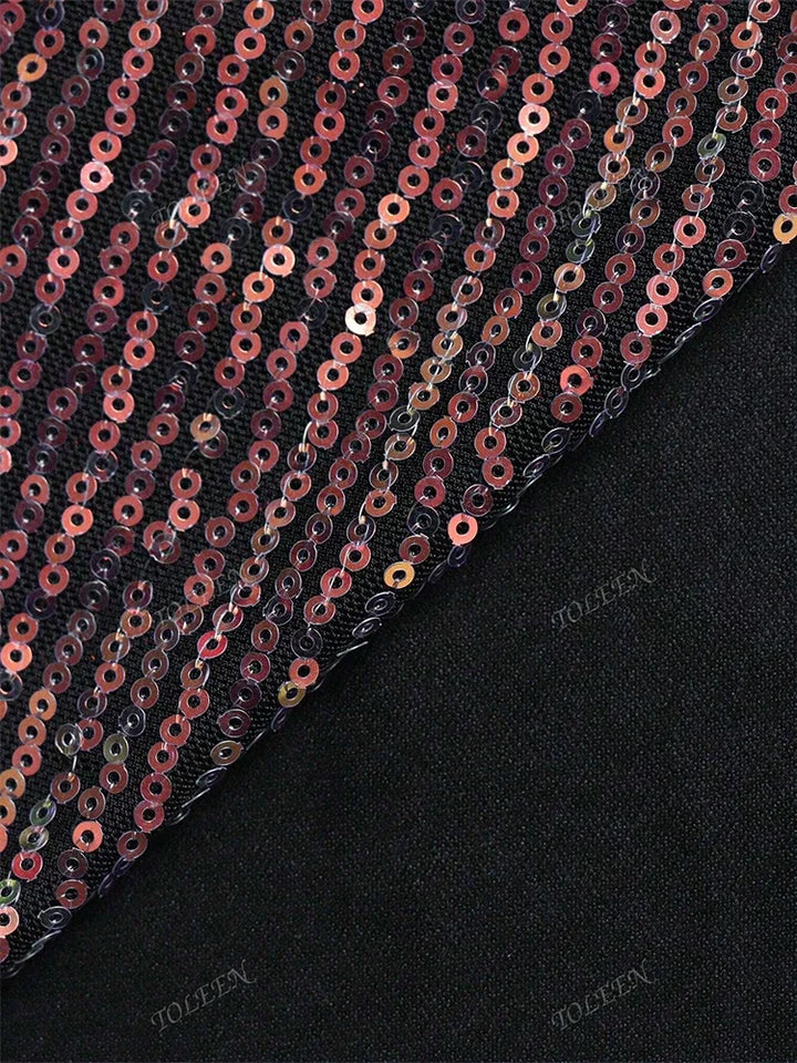 Women’s Dress | Elegant Sequin Evening Maxi Design