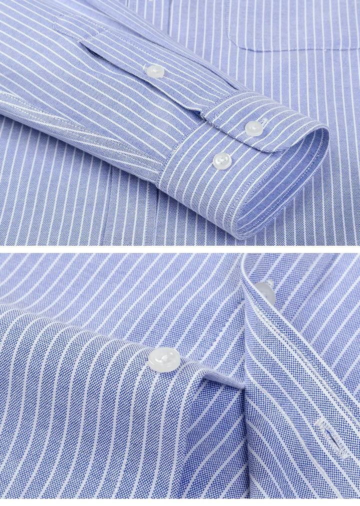 Men’s Oxford Dress Shirt Up to 5XL | Business Formal Style