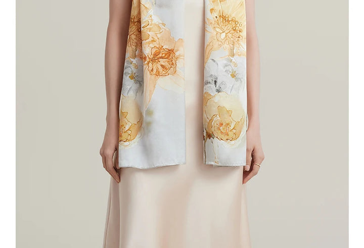 Women’s Silk Shawl | Elegant Gift-Worthy Long Drape
