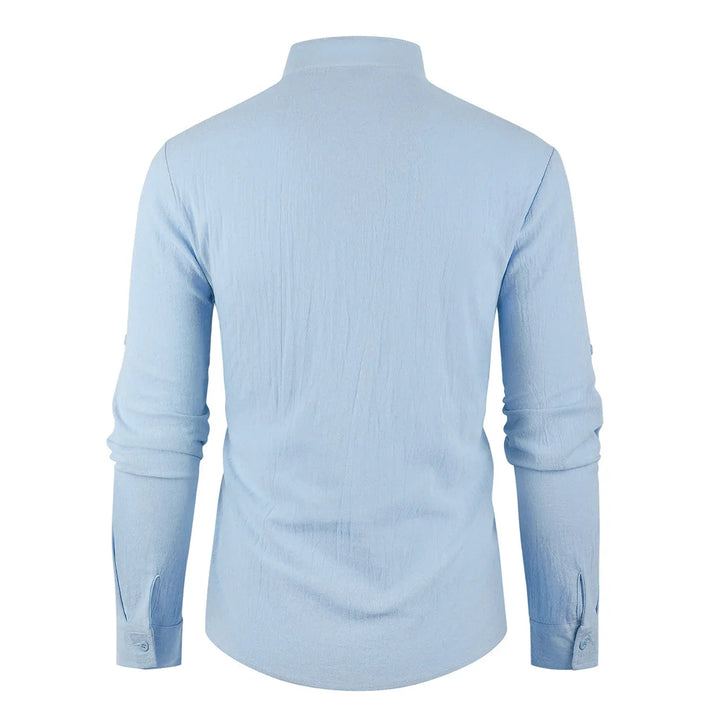 Men’s Cotton Linen Vintage Shirt | Relaxed Summer Style