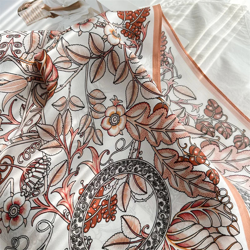 Women’s Pure Silk Printed Scarf