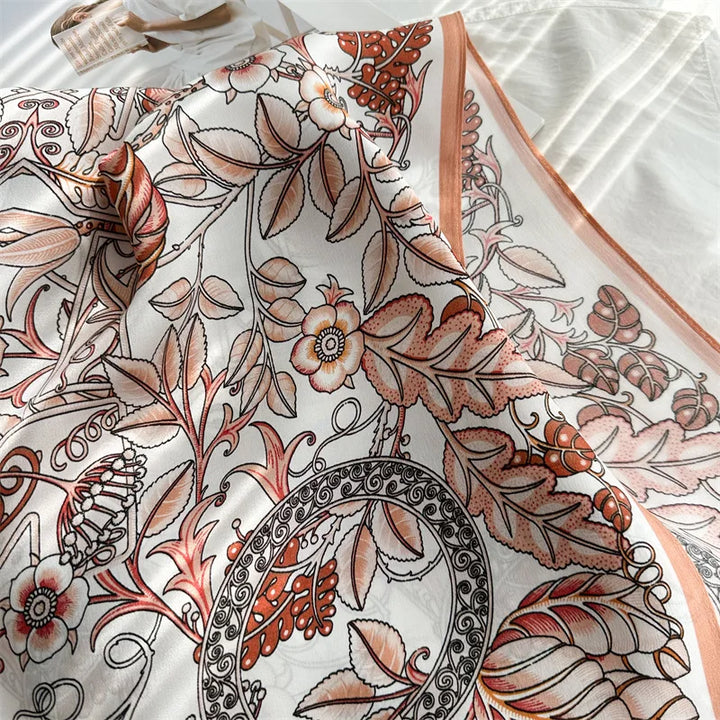 Women’s Pure Silk Printed Scarf