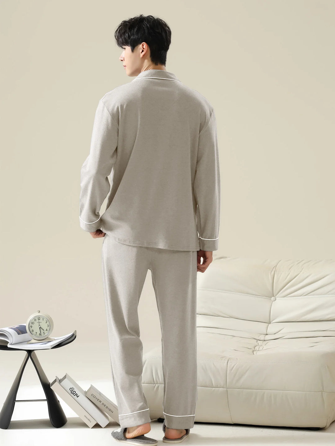 Men’s Cotton Pajamas Set | Classic Comfortable Sleepwear