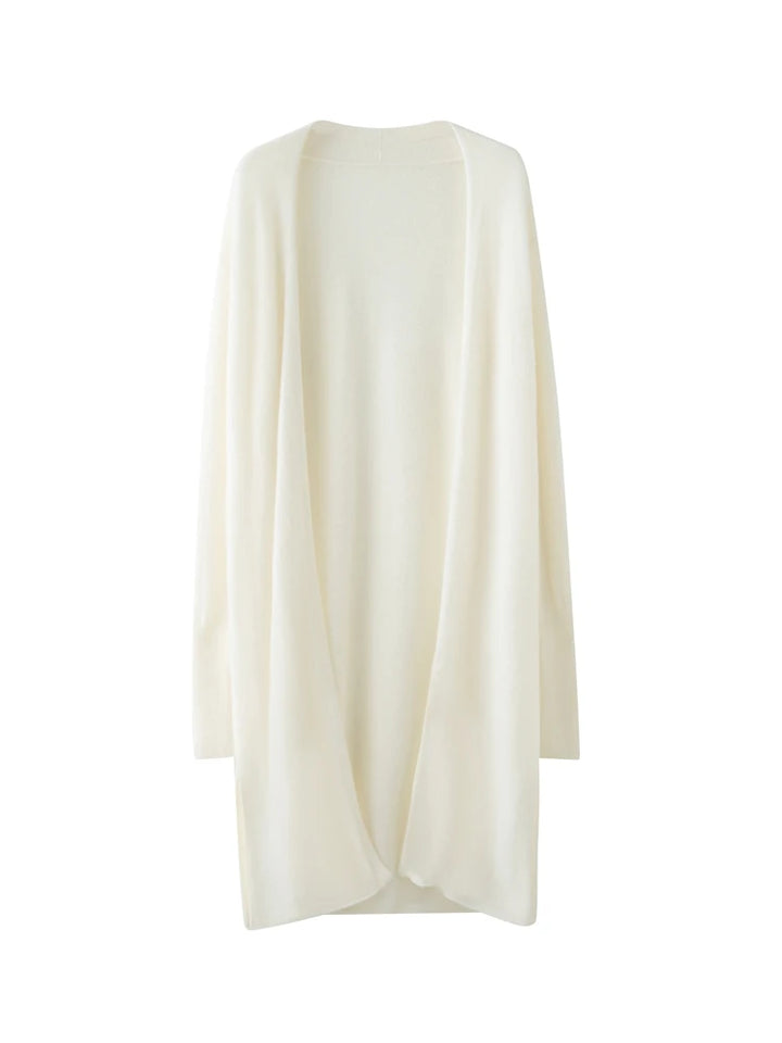 High Quality Cashmere Long Cardigan – Elegant Winter Knit
