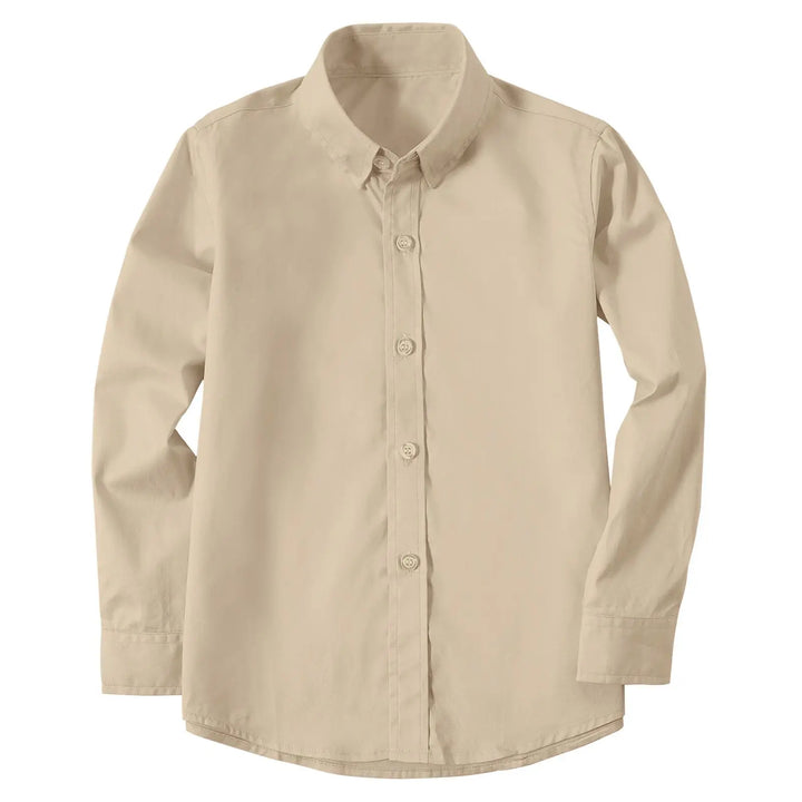 Kids’ Cotton Dress Shirt 2–16 Years | قميص أطفال قطني أنيق لعمر ٢–١٦ سنة