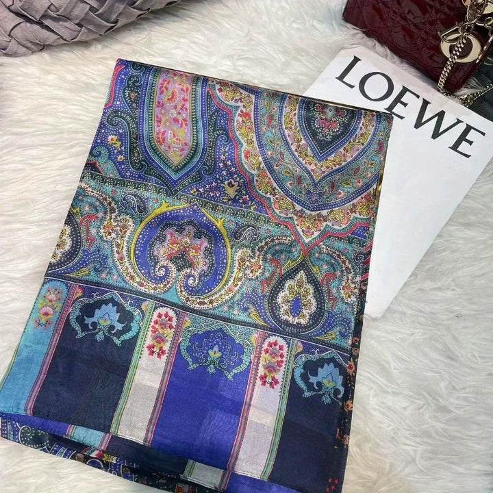 Women’s Pure Silk Paisley Shawl