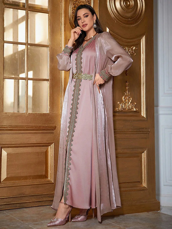 Women’s Dress | Floral Appliqué Elegant Occasion Design