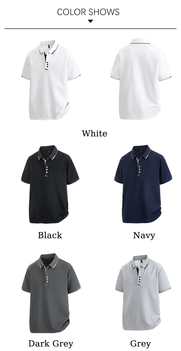 Men’s Plus Size Cotton Polo Shirt