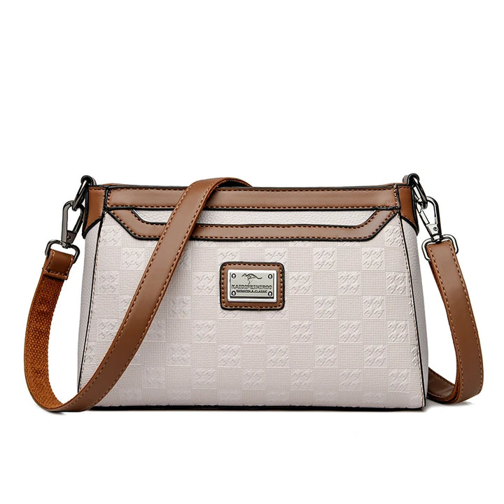 Women’s Plaid Shoulder Crossbody Bag | حقيبة نسائية بنقشة مربعات