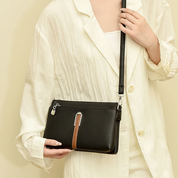 Women’s Solid Shoulder Crossbody Bag | حقيبة كتف نسائية عملية