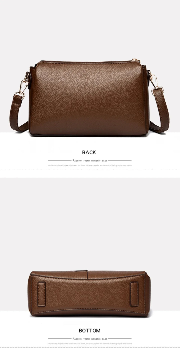 Women’s Soft Leather-Look Shoulder Bag | Elegant Summer Crossbody