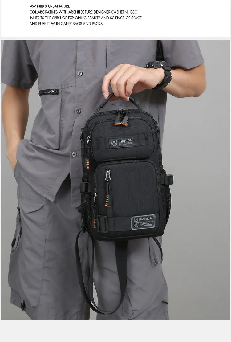 Men’s MOLLE Chest & Waist Pack | حقيبة صدر وخصر رجالية بنظام MOLLE
