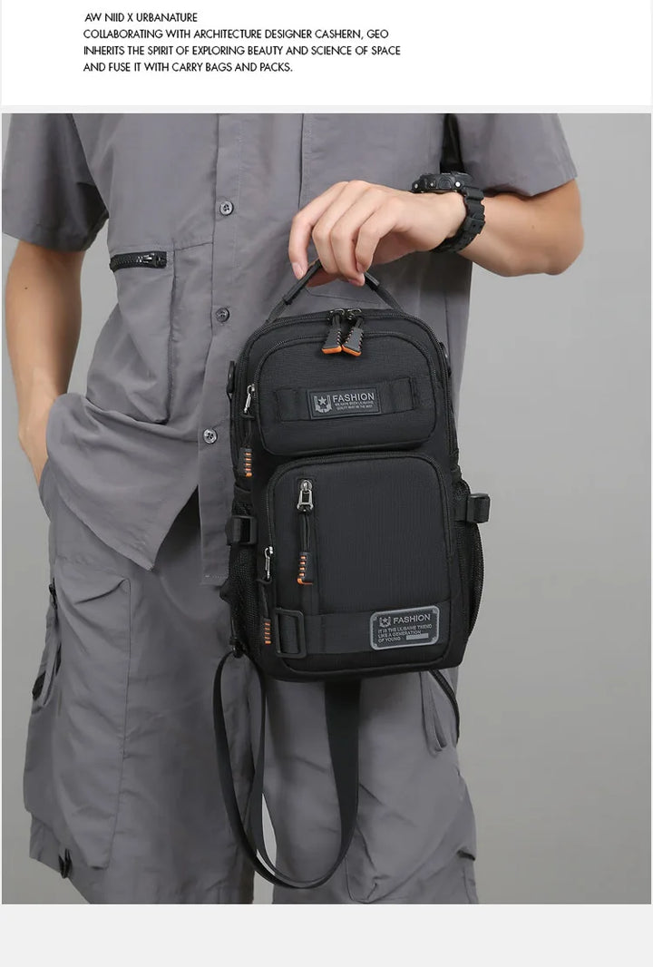 Men’s MOLLE Chest & Waist Pack | حقيبة صدر وخصر رجالية بنظام MOLLE