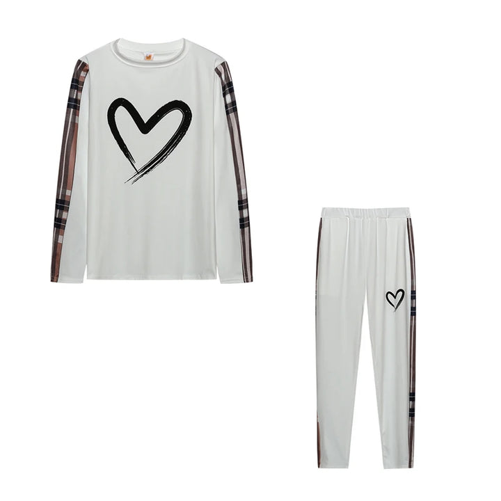 Women’s Casual 2-Piece Set | Long Sleeve Top & Relaxed Fit Pants