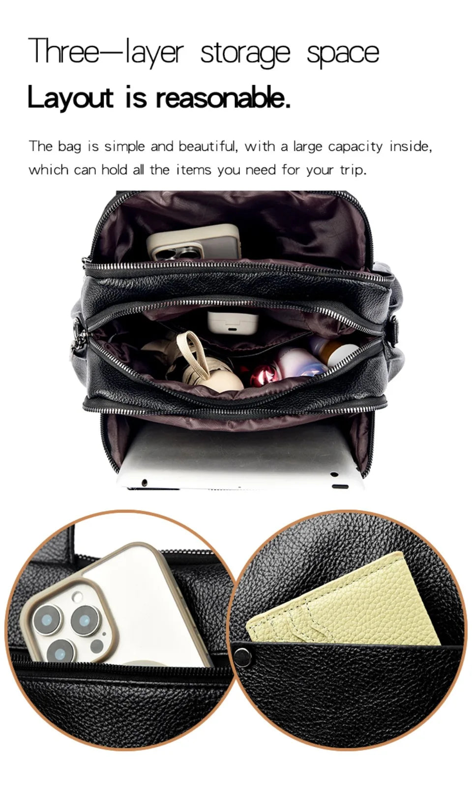 Women’s Small Soft Shoulder Bag | Elegant Daily Crossbody