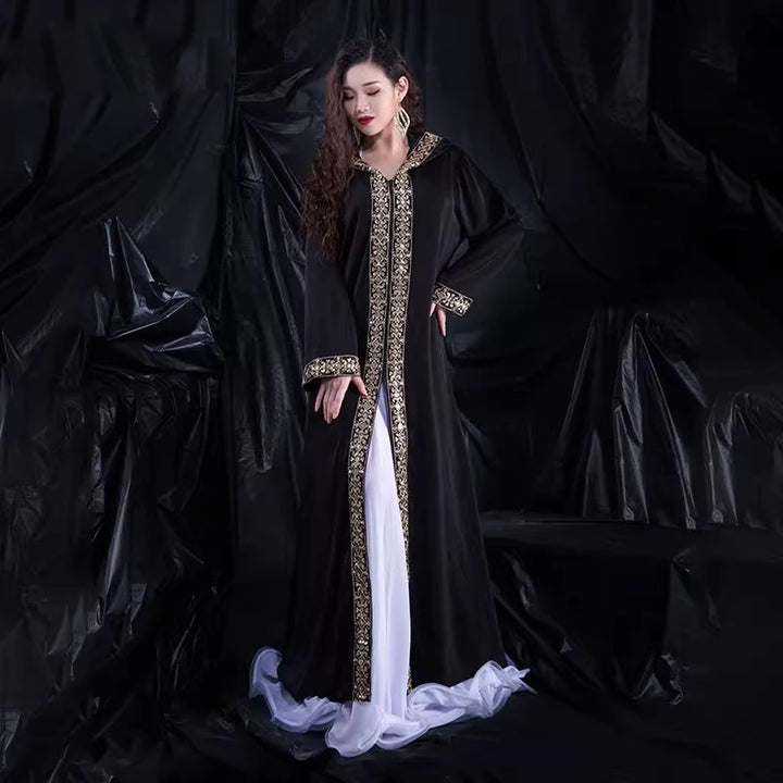 Women’s Regal Hooded Cape Abaya | عباءة كاب ملكية بغطاء رأس