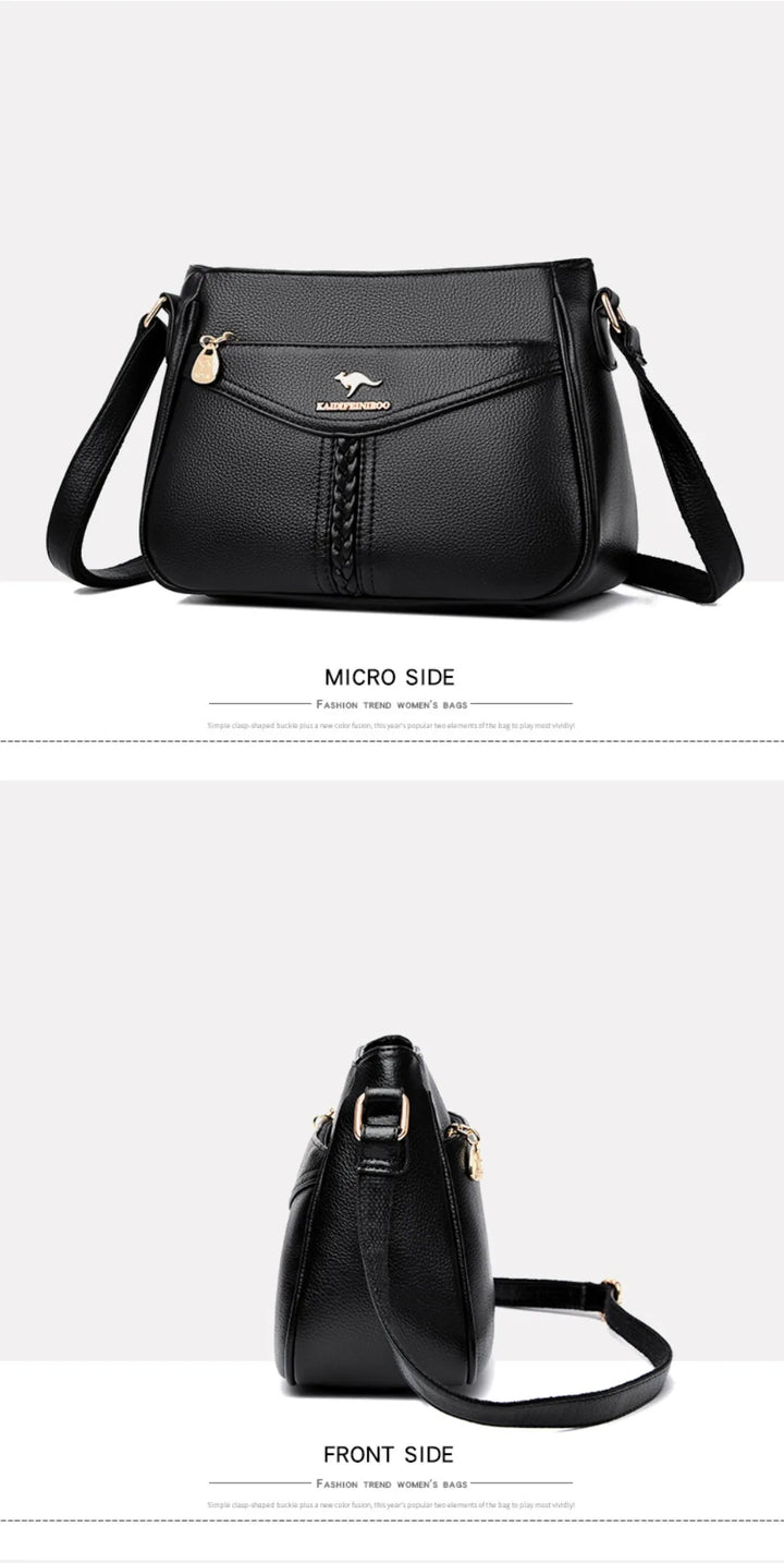 Women’s Soft Flap Shoulder Bag | حقيبة كتف نسائية ناعمة وعملية