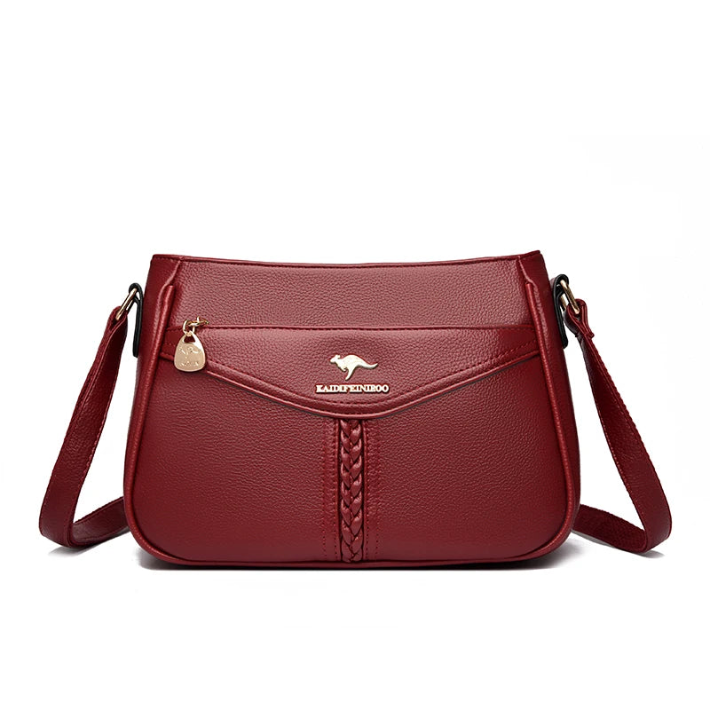 Women’s Soft Flap Shoulder Bag | حقيبة كتف نسائية ناعمة وعملية