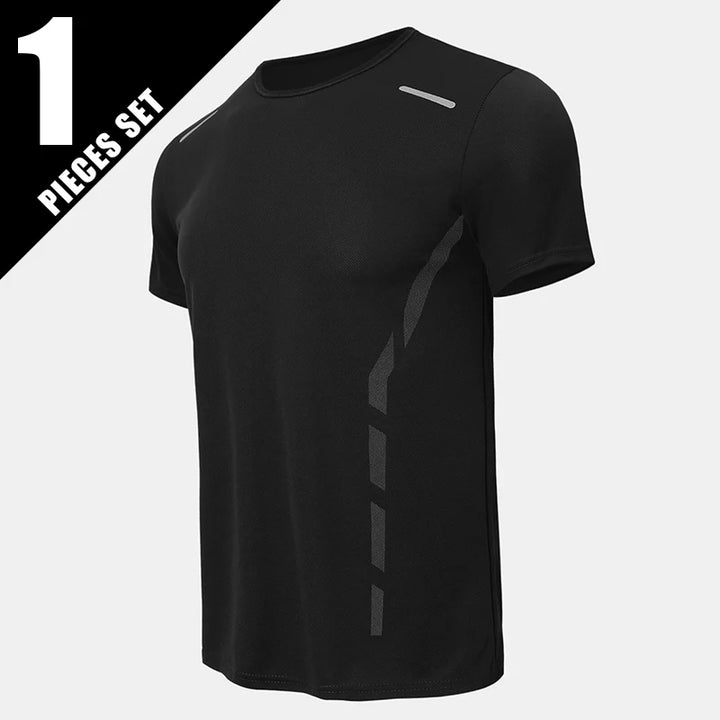 Men’s Quick-Dry Reflective Sports T-Shirt 1/4 Pack | تيشيرت رياضي رجالي سريع الجفاف فردي أو ٤ قطع