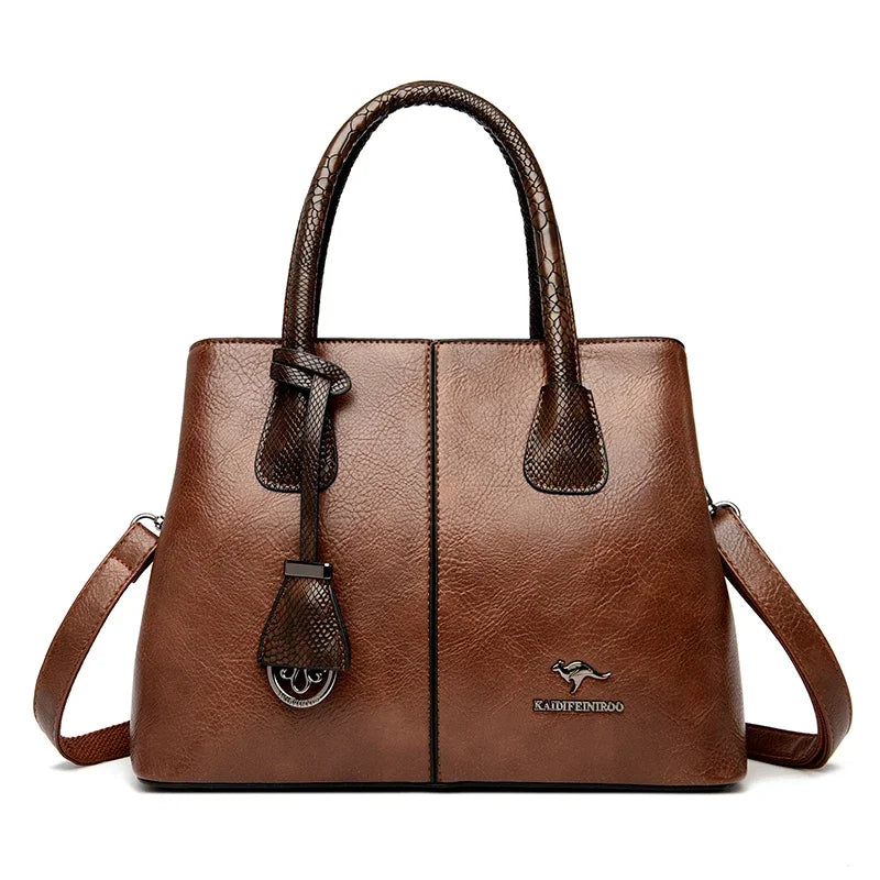 Women’s Patchwork Shoulder Bag | Large Capacity Crossbody Tote