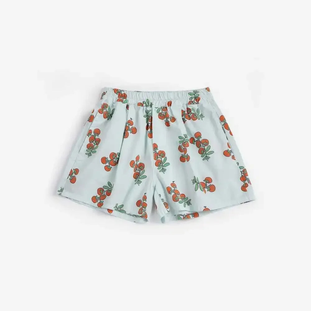 Kids’ Cotton Print Shirt & Shorts Set by Size | طقم أطفال قطني مطبوع حسب المقاس