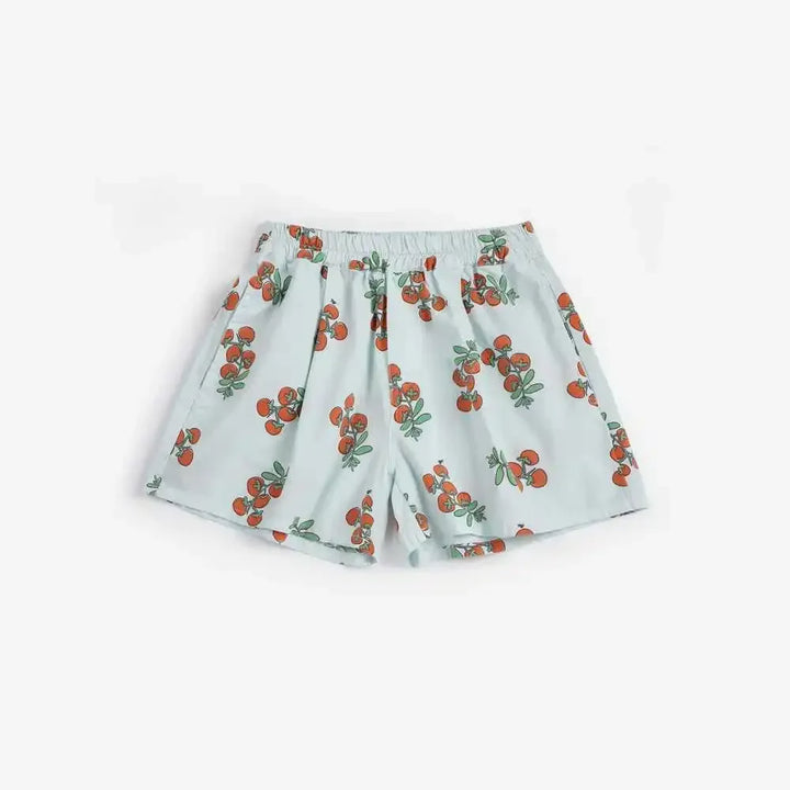 Kids’ Cotton Print Shirt & Shorts Set by Size | طقم أطفال قطني مطبوع حسب المقاس