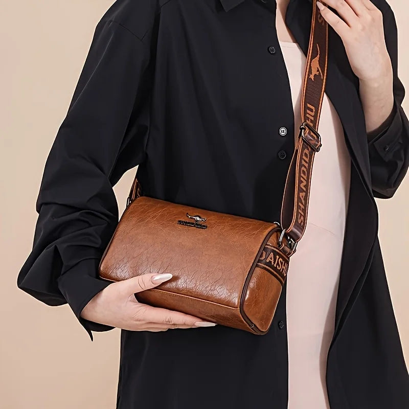 Women’s Retro Pillow Shoulder Bag | حقيبة كتف نسائية صغيرة بتصميم وسادة