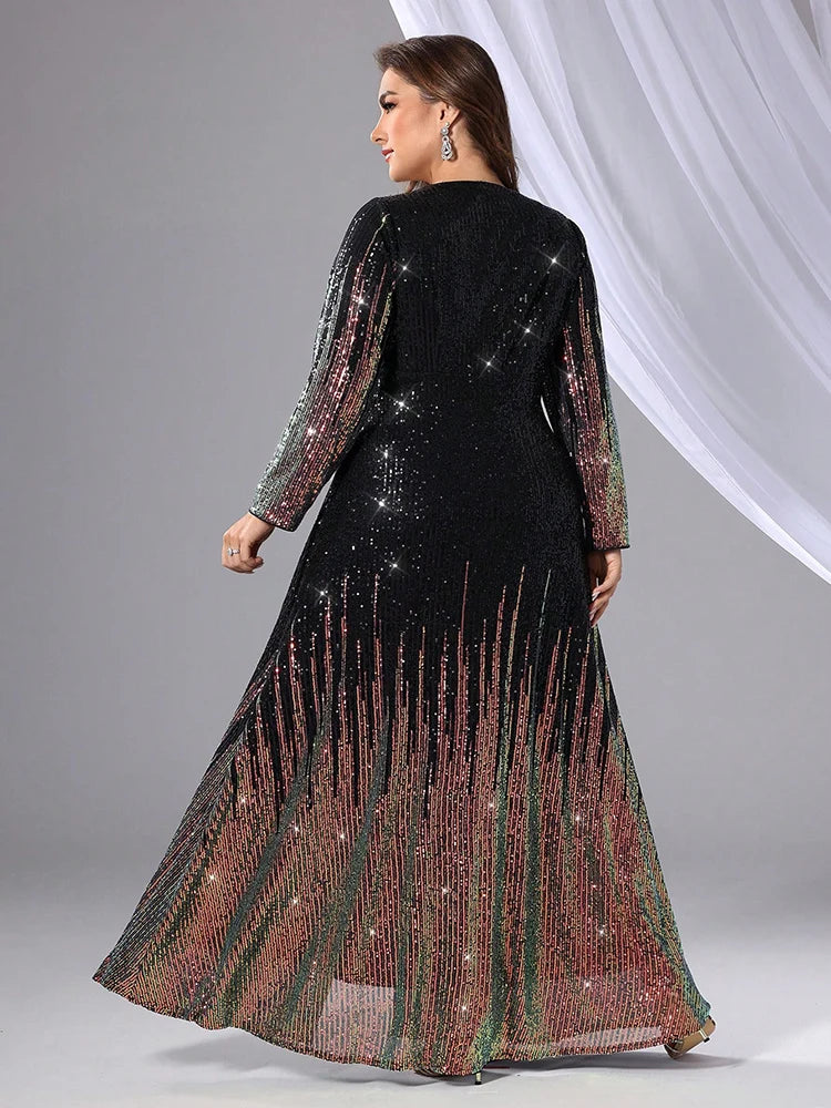 Women’s Dress | Elegant Sequin Evening Maxi Design