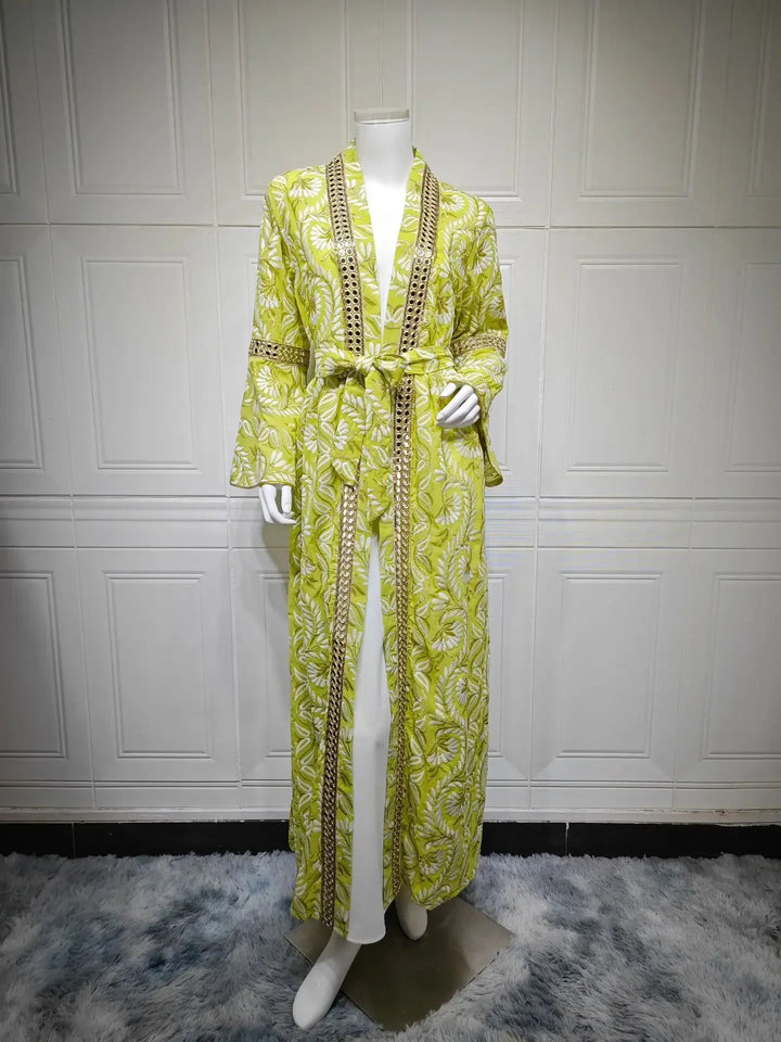 Women's Floral Kaftan Set