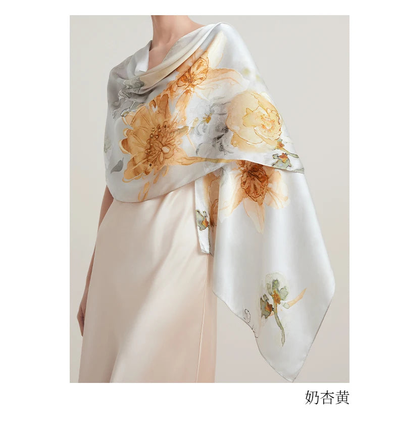 Women’s Silk Shawl | Elegant Gift-Worthy Long Drape