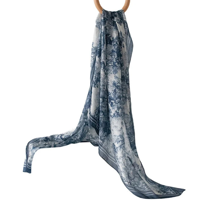 Women’s Silk Shawl | Elegant Artistic Lightweight Drape