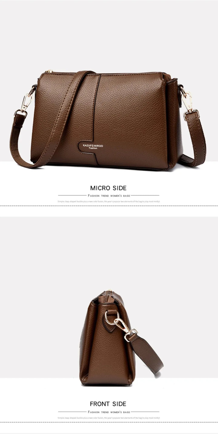 Women’s Soft Leather-Look Shoulder Bag | Elegant Summer Crossbody