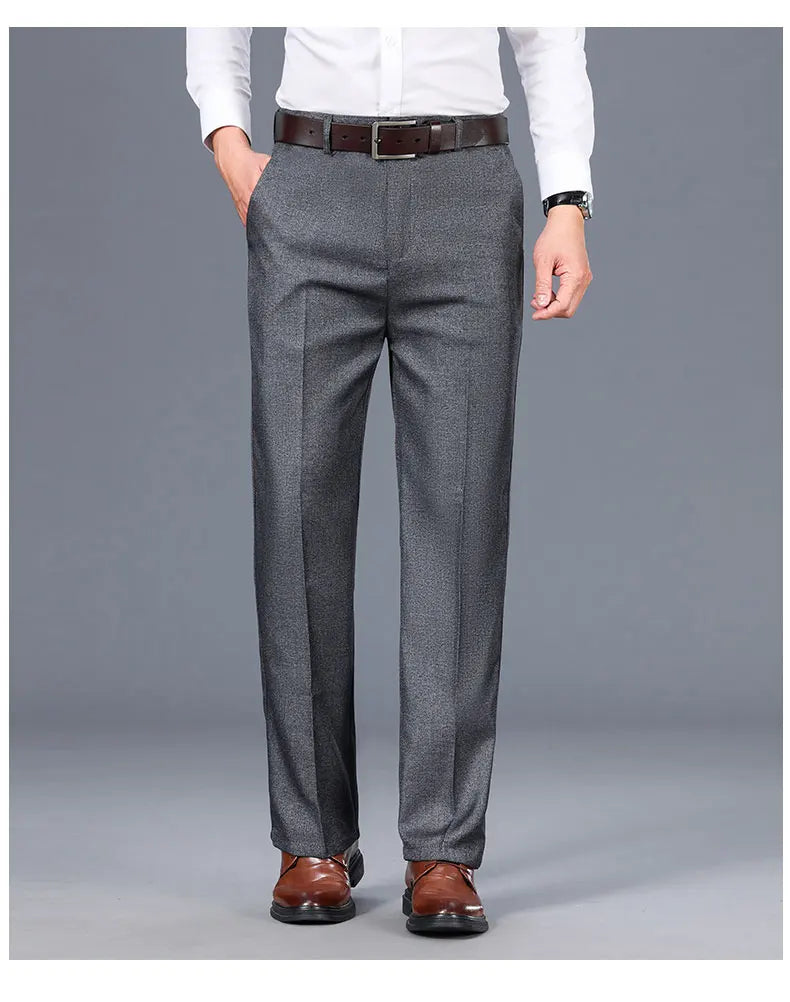 Men’s Business Casual Trousers | Straight Regular Fit