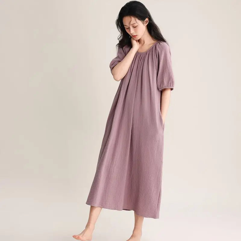 Women’s Cotton Summer Home Jalabiya | جلابية بيت نسائية قطنية صيفية