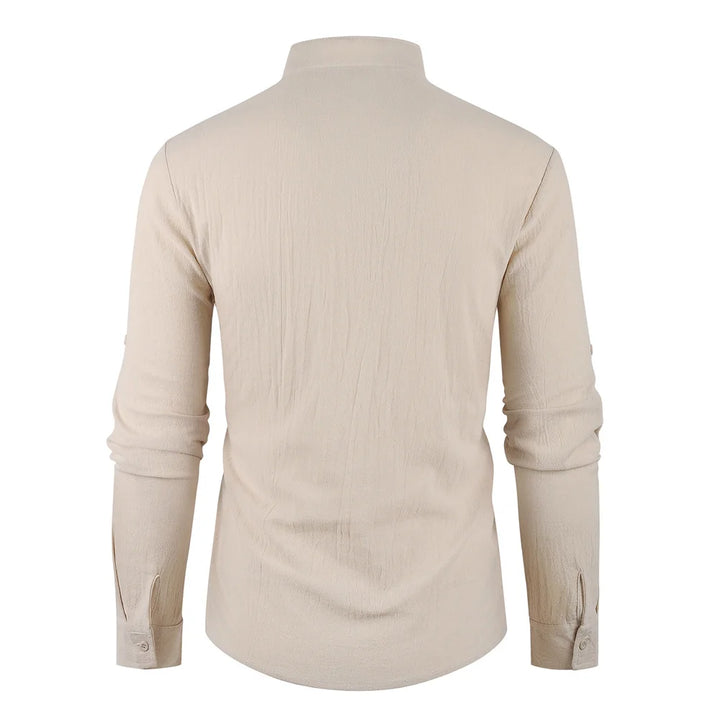 Men’s Cotton Linen Vintage Shirt | Relaxed Summer Style