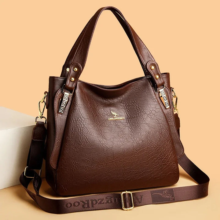 Women’s Soft Top-Handle Bag | Large Capacity Shoulder Tote