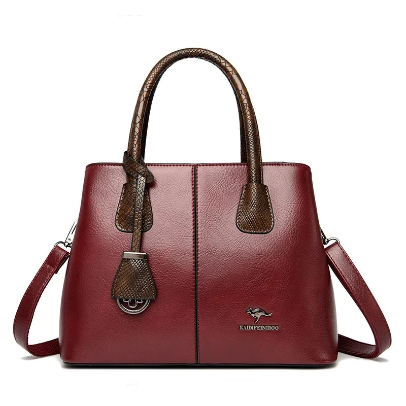 Women’s Patchwork Shoulder Bag | Large Capacity Crossbody Tote