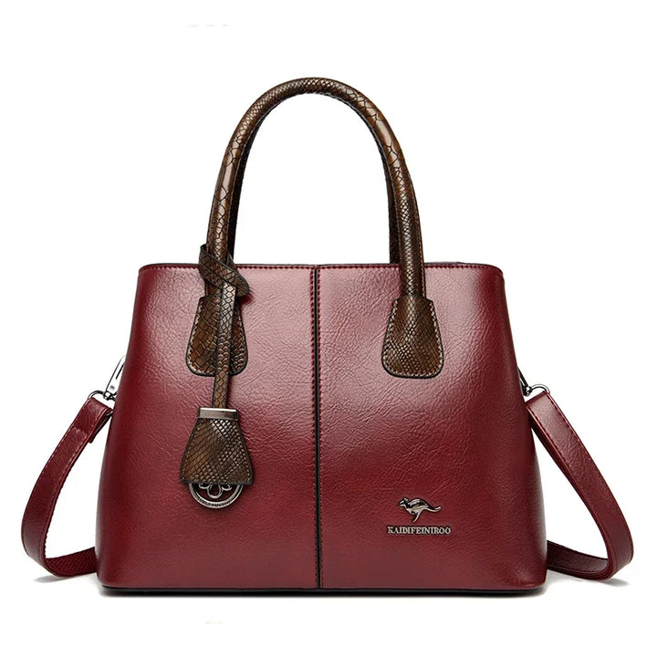 Women’s Patchwork Shoulder Bag | Large Capacity Crossbody Tote
