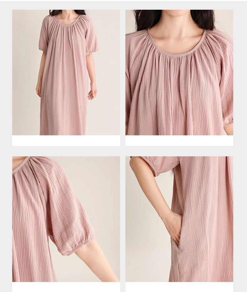 Women’s Cotton Summer Home Jalabiya | جلابية بيت نسائية قطنية صيفية