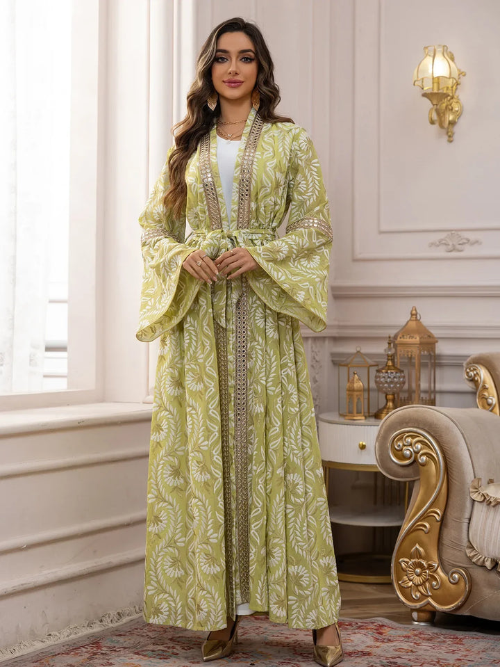 Women's Floral Kaftan Set