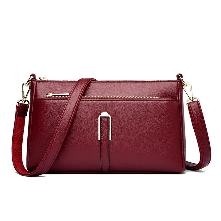 Women’s Solid Shoulder Crossbody Bag | حقيبة كتف نسائية عملية
