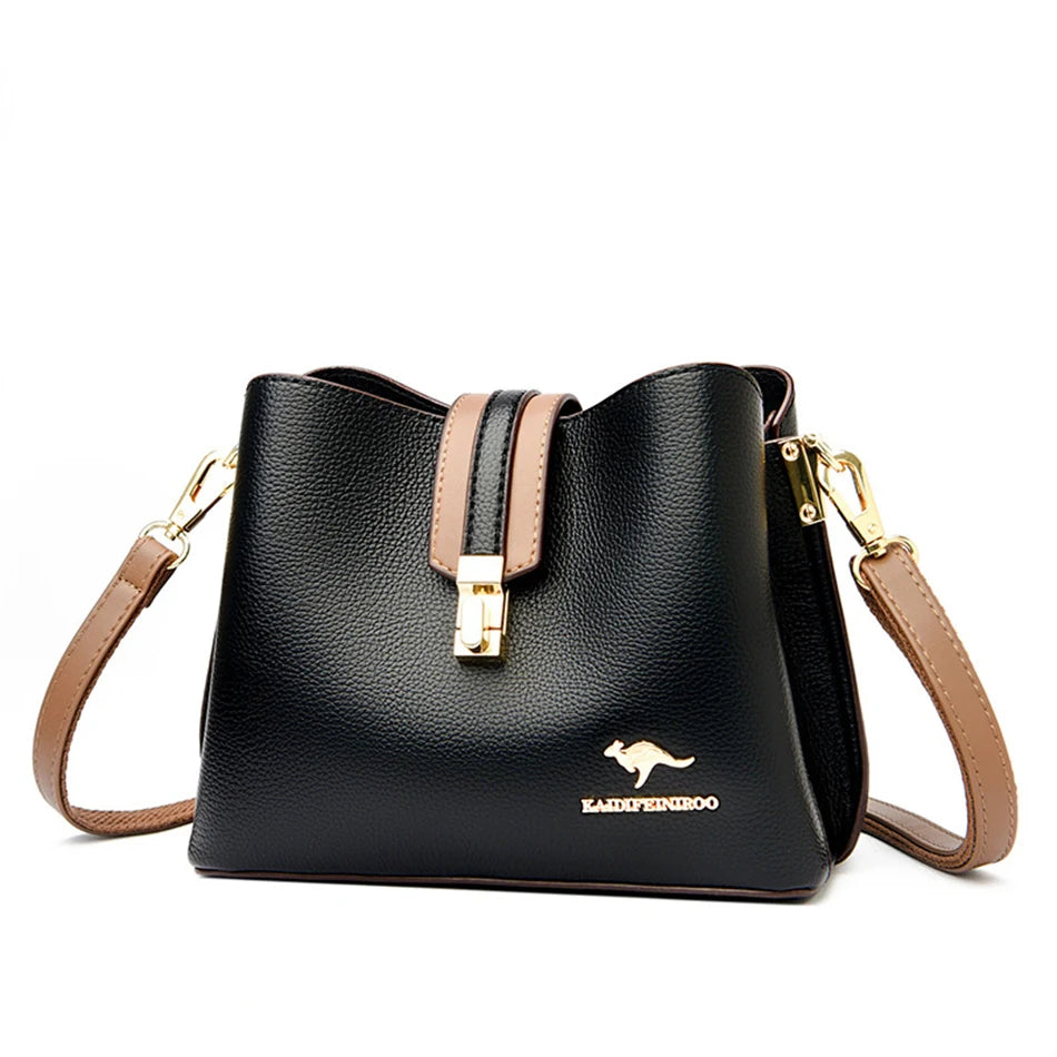 Women’s Three-Layer Small Tote Bag | حقيبة نسائية صغيرة بثلاث طبقات