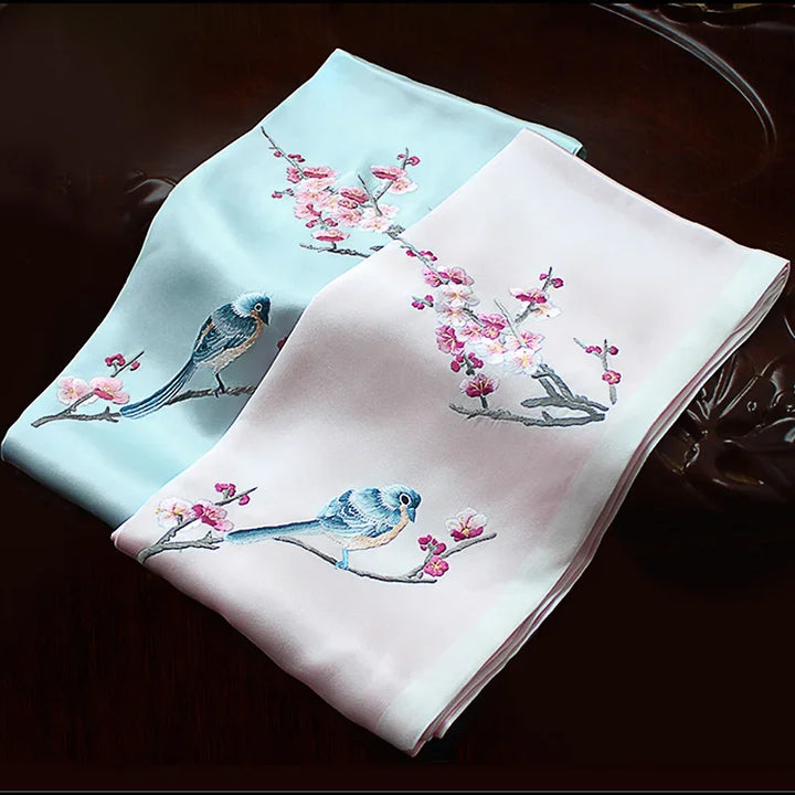 Women’s Pure Silk Embroidered Shawl